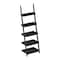 Hastings Home Leaning Ladder Bookcase, Black 225611FWV - alternate 4